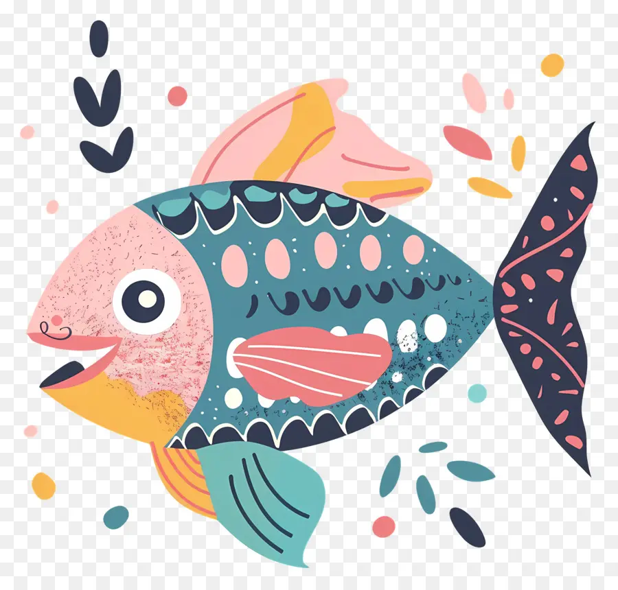 Lindo Pescado，Peces De Colores PNG