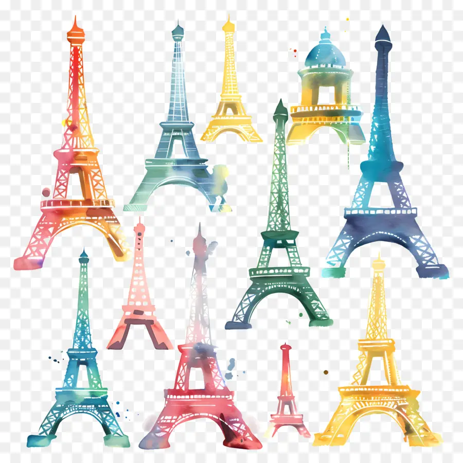 Eiffel，París PNG