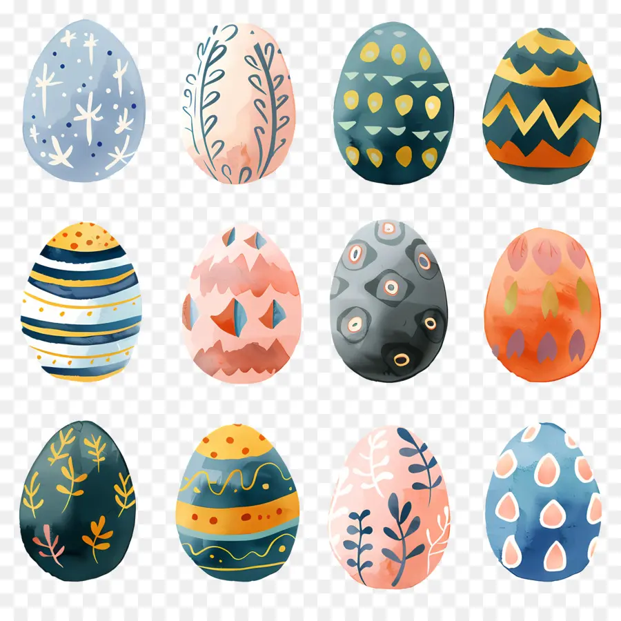 Los Huevos De Pascua，Huevos Pintados PNG