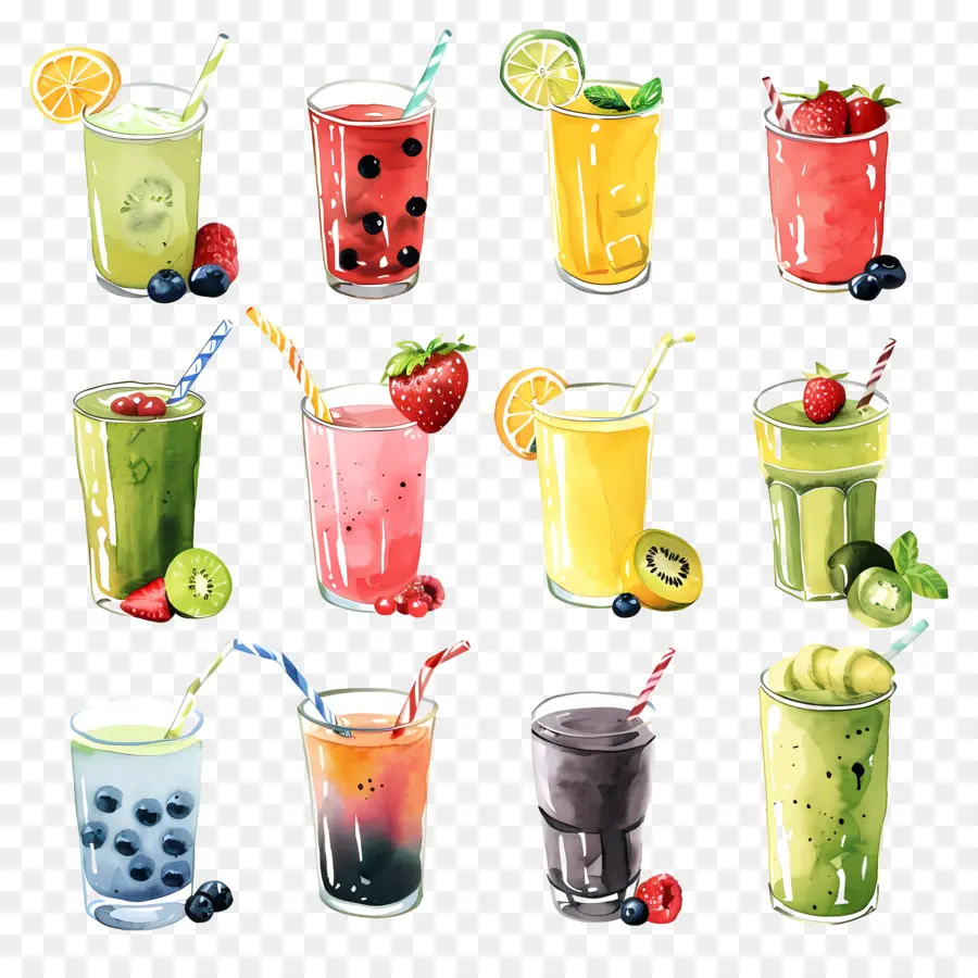 Batidos，Batidos De Frutas PNG