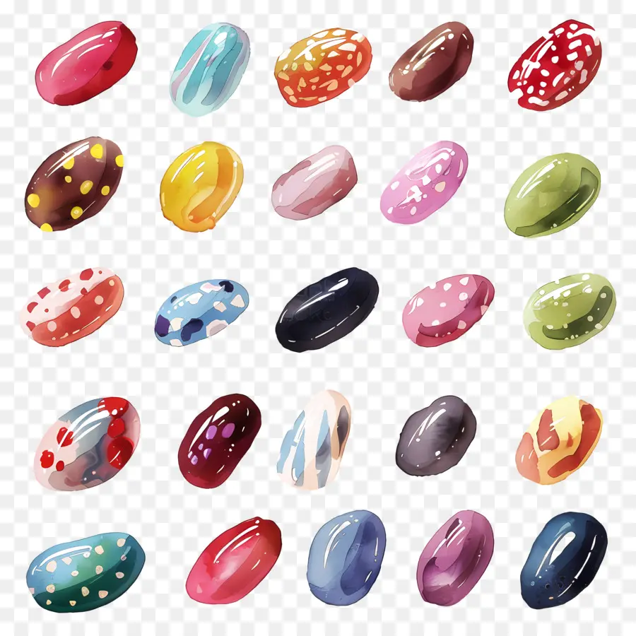 Jelly Beans，Beads PNG