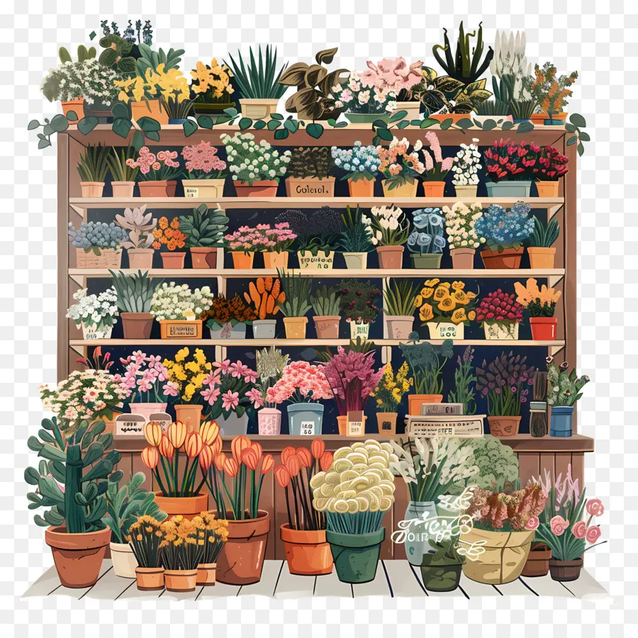 Tienda De Flores，Las Plantas En Maceta PNG