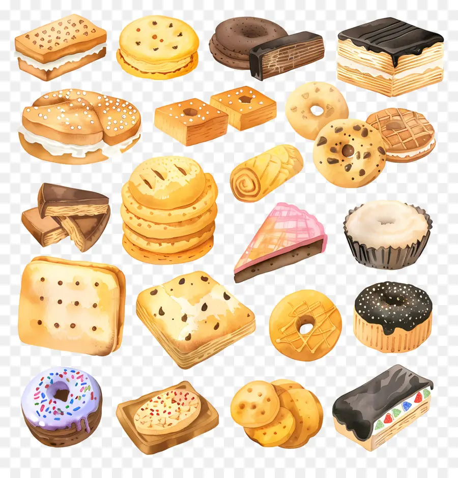 Galletas，Los Productos Horneados PNG