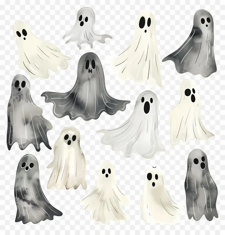 Los Fantasmas，Figuras Fantasmales PNG