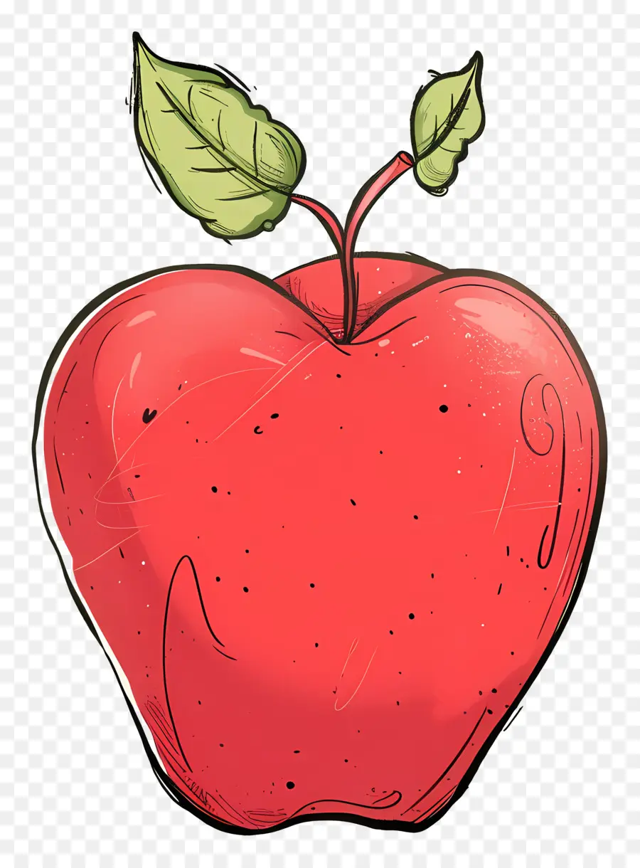 Dibujos Animados De Apple，Manzana Roja PNG