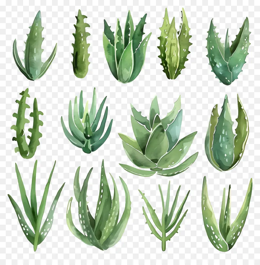 Aloe Vera，Las Plantas Verdes PNG