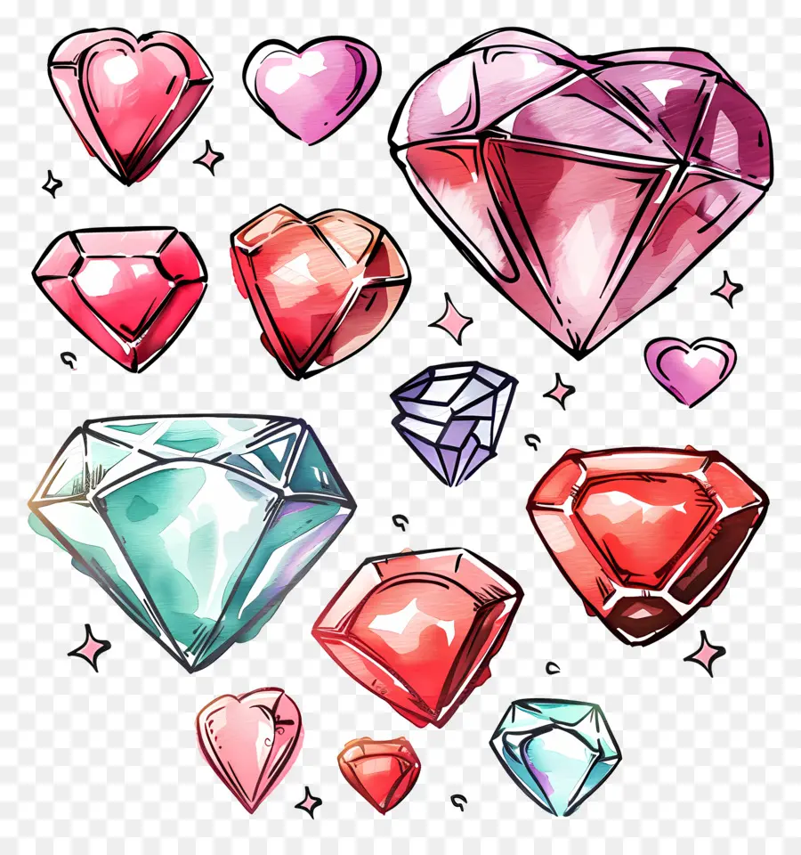 Los Diamantes，Los Diamantes De Color PNG