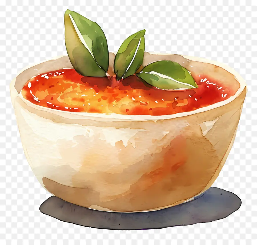 La Crème Brûlée，Sopa De Tomate PNG