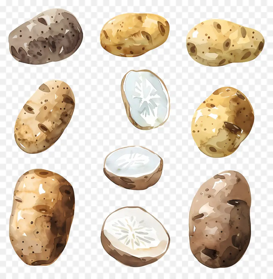 Patatas，Raw PNG