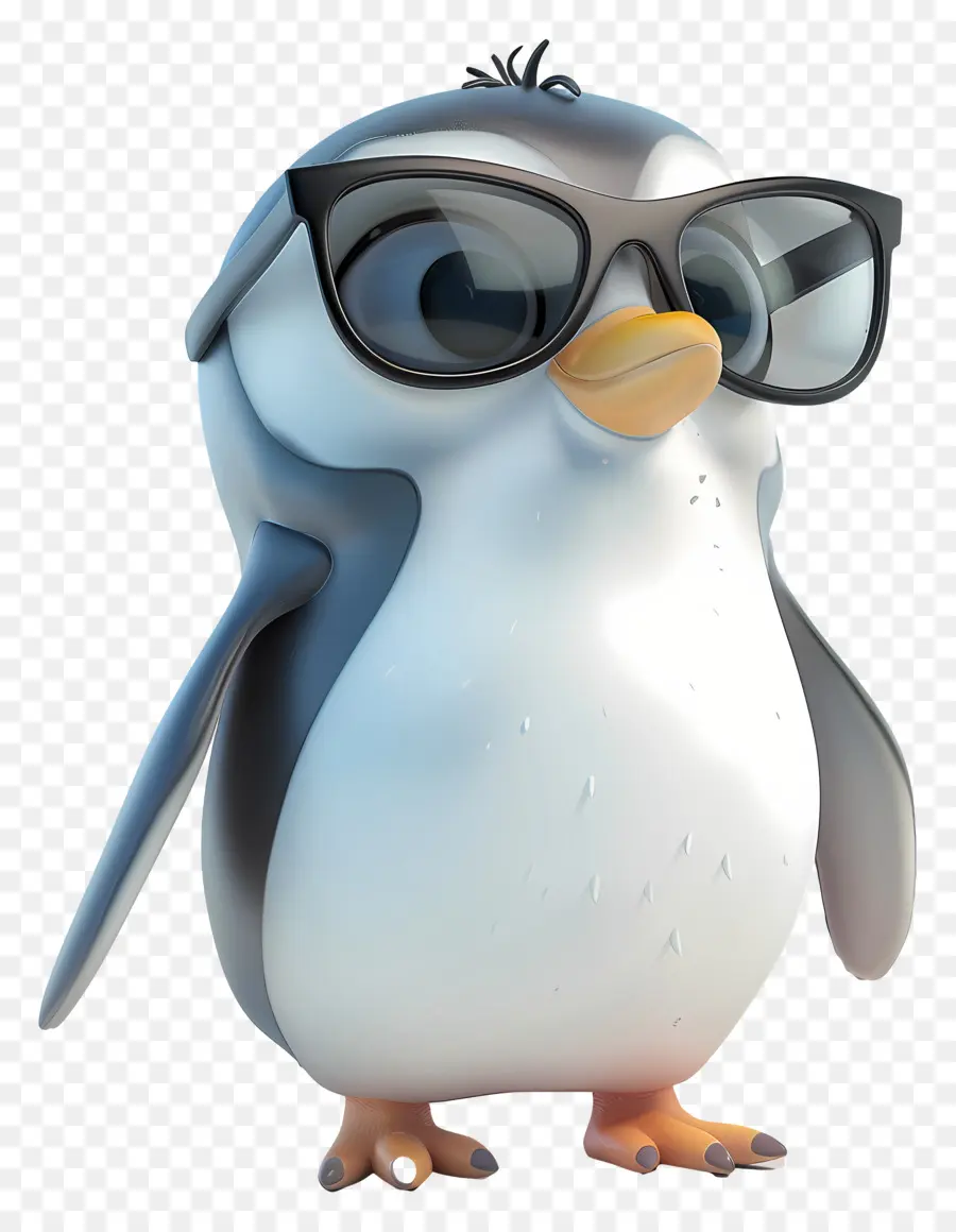 Little Penguin 3d，Pingüino PNG