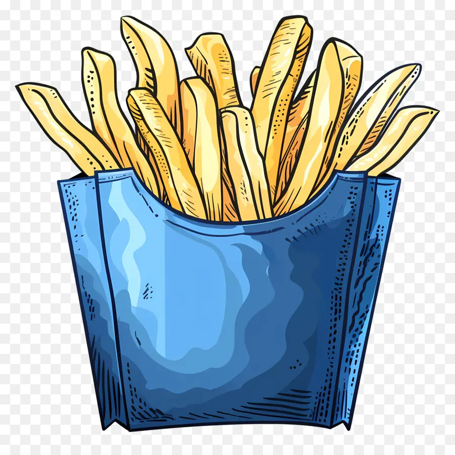 Las Papas Fritas，Comida Rápida PNG