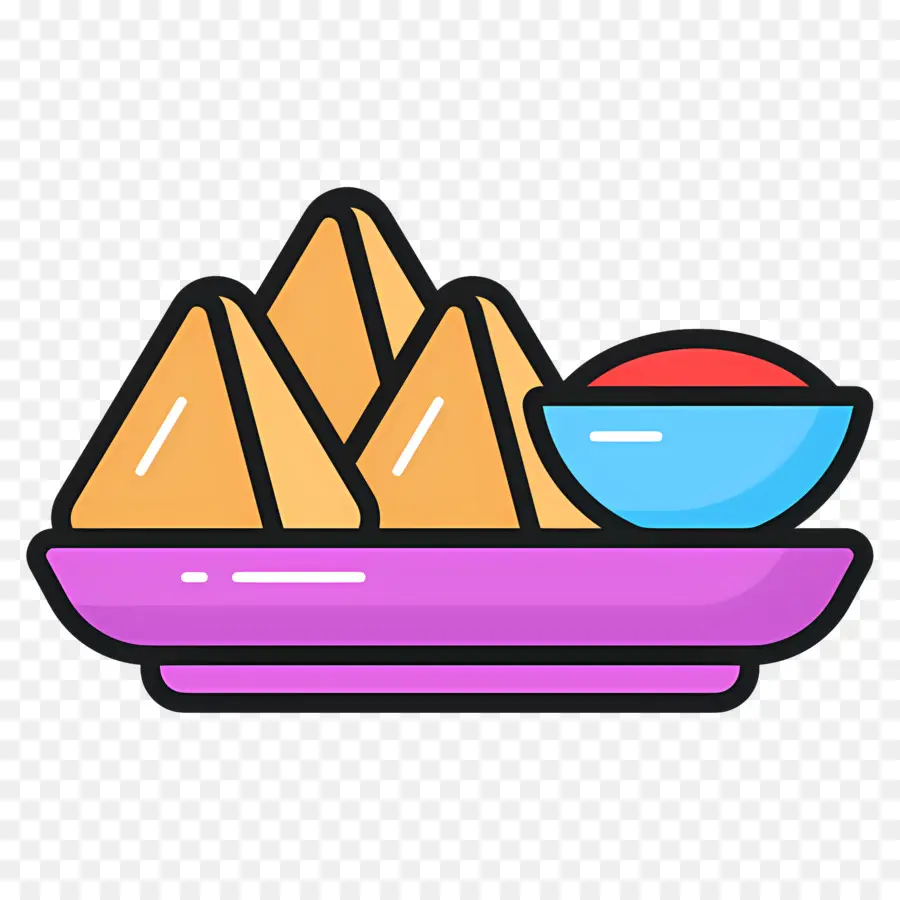 Día Mundial De Samosa，Postre Moderno PNG