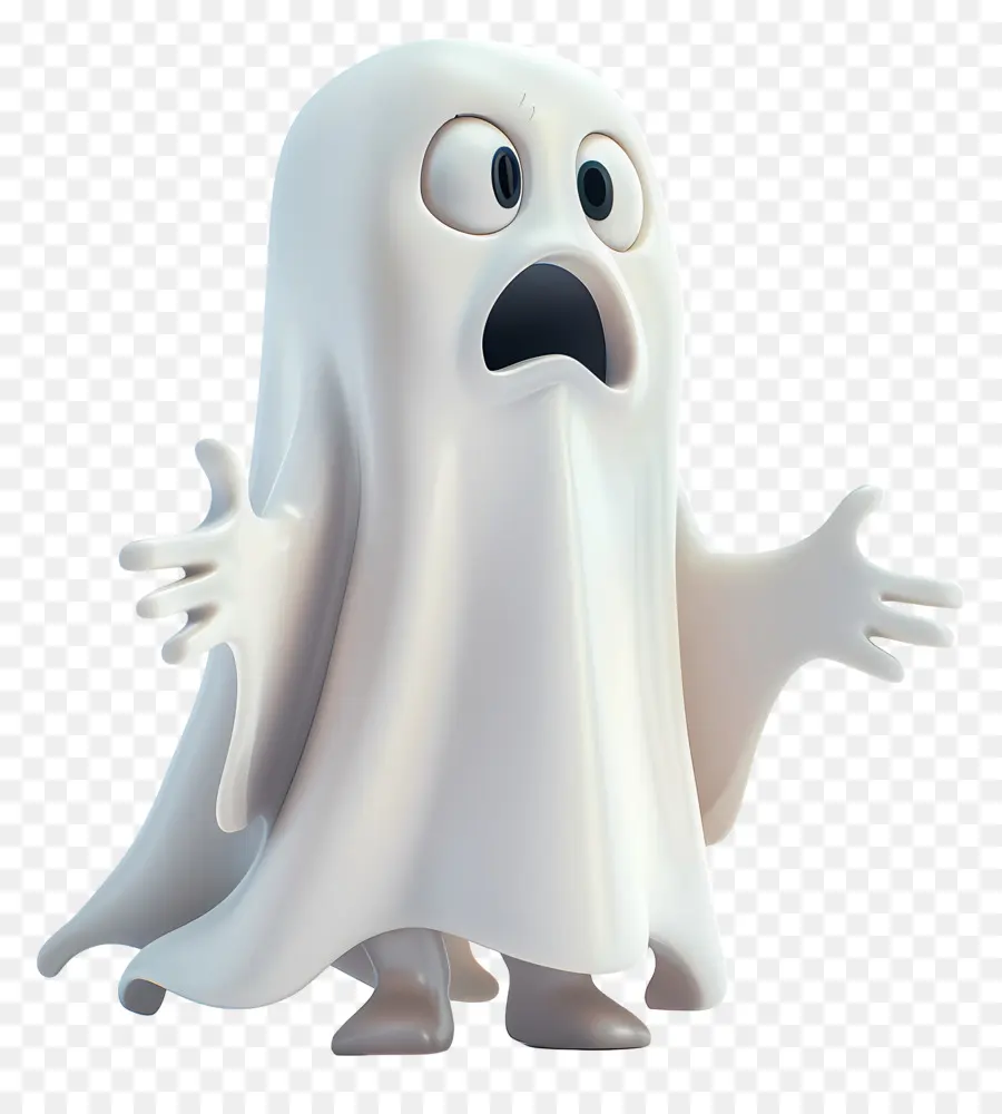 3d Fantasma Asustado，Fantasma PNG