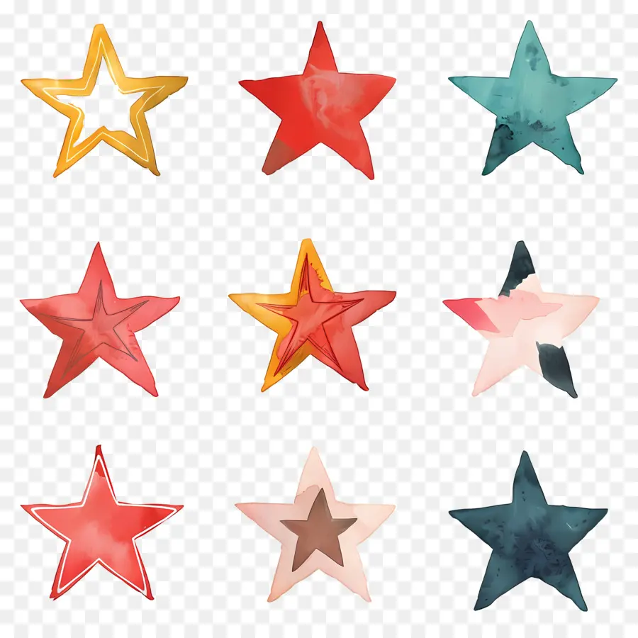 Estrellas，Formas PNG