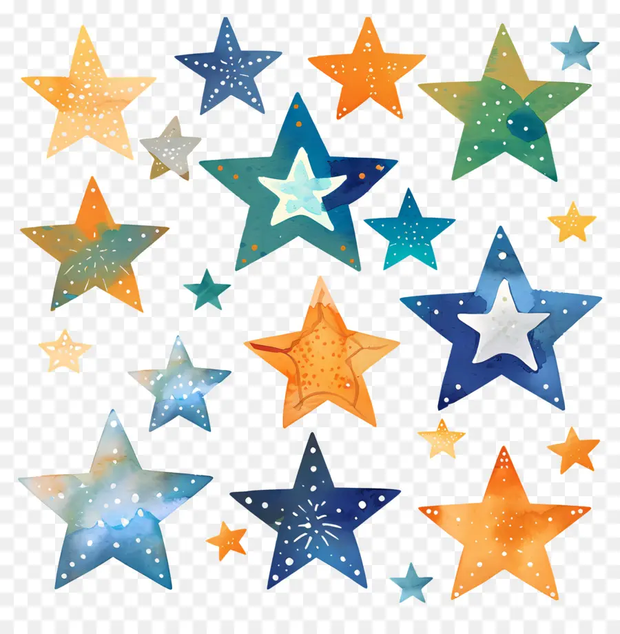 Estrellas，Reluciente PNG