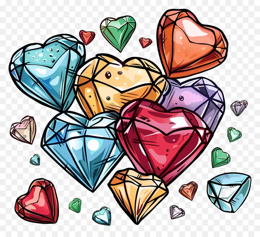 Los Diamantes，Piedras Preciosas PNG