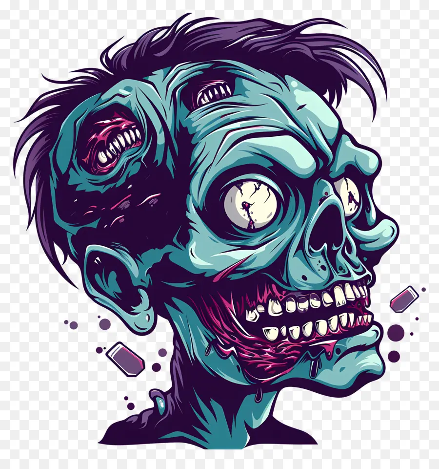 Cabeza De Zombi，Zombie PNG