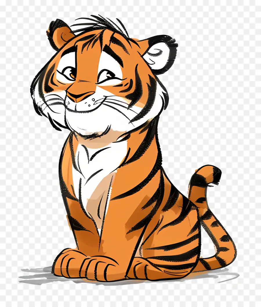 Cartoon Tiger，Tigre PNG