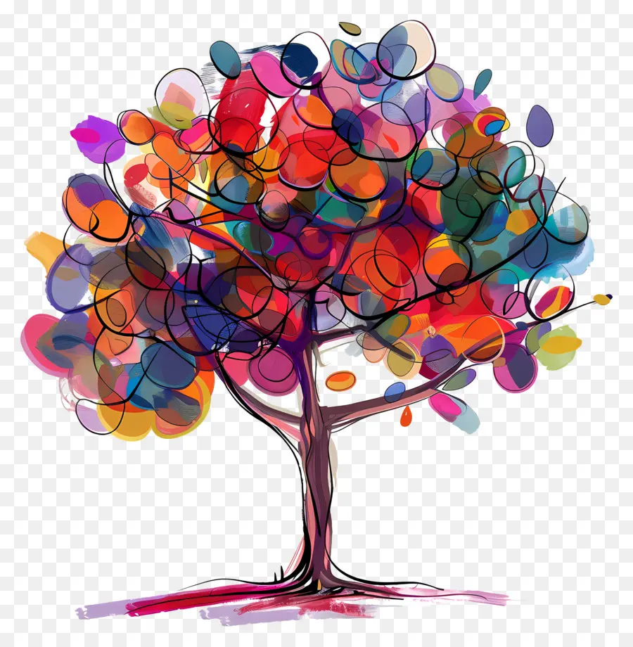 Árbol，Arte Digital PNG