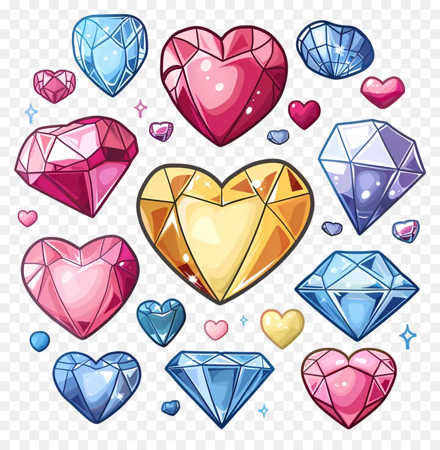 Los Diamantes，Gemas PNG