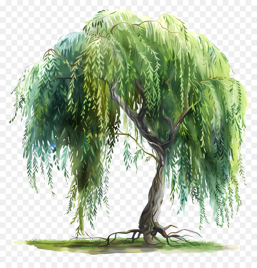 árbol De Sauce，Árbol De Sauce Llorón PNG