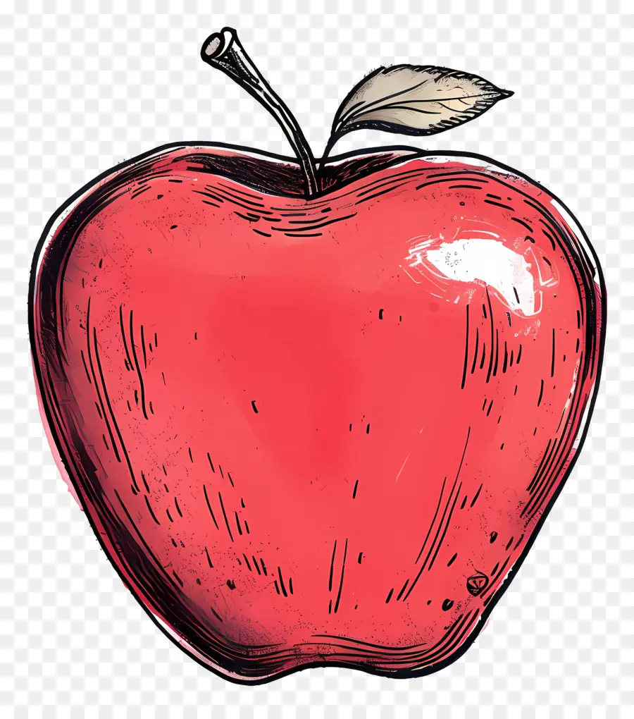 Dibujos Animados De Apple，Manzana Roja PNG