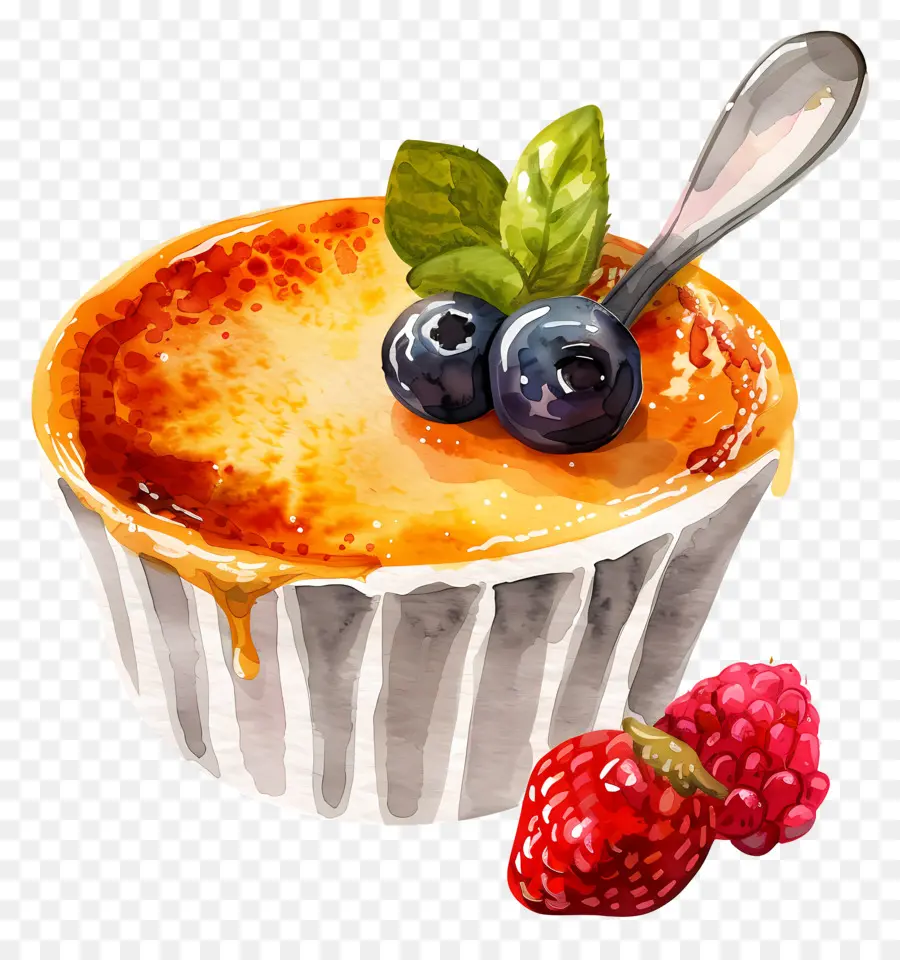 La Crème Brûlée，Frambuesa PNG