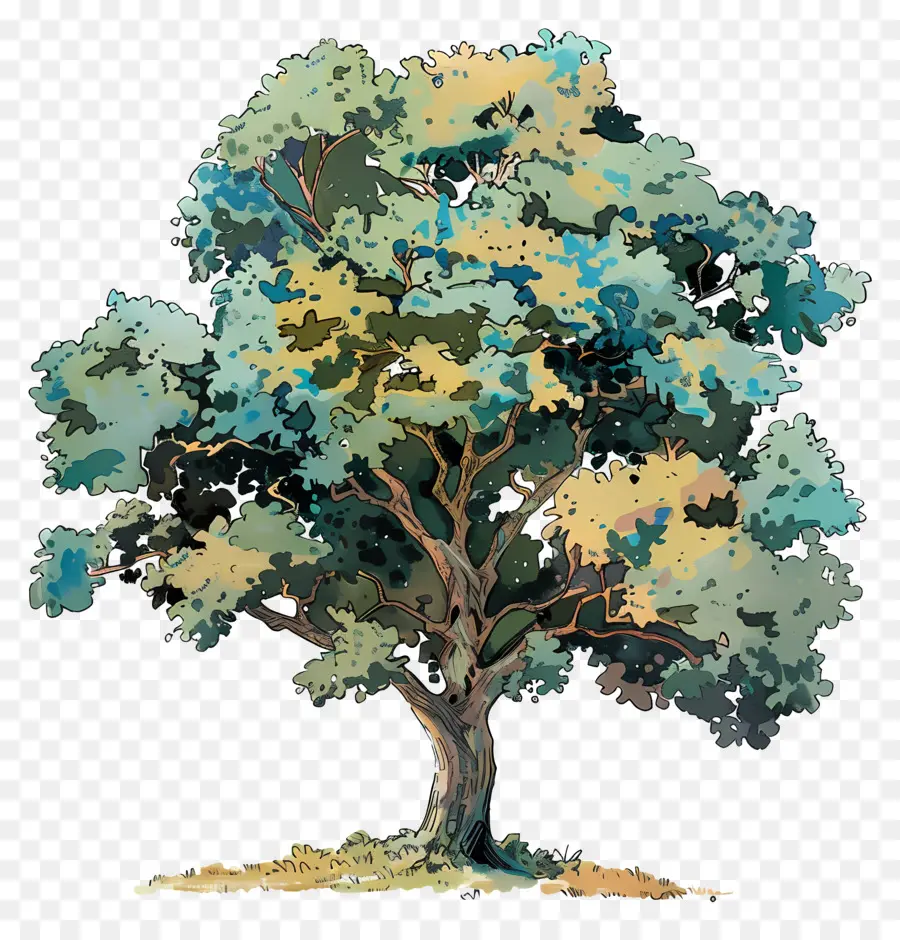 Árbol，árbol De Pintura PNG