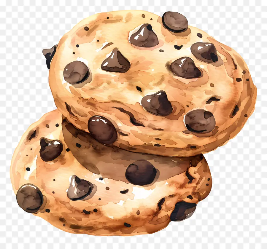 Galletas Con Chispas De Chocolate，Los Productos Horneados PNG