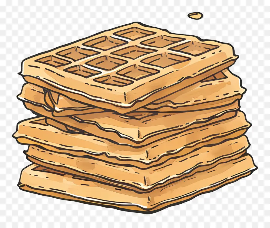 Pila De Waffles，Waffles PNG