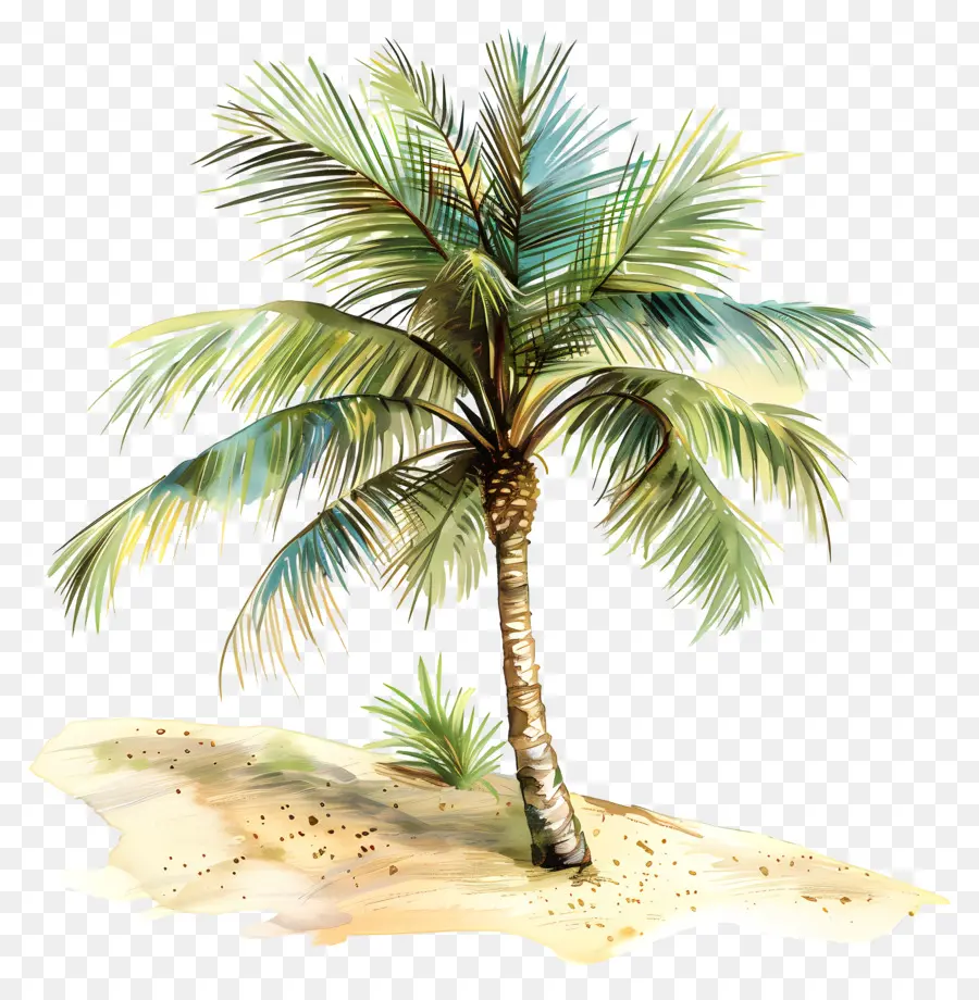 Palmera，Playa De Arena PNG