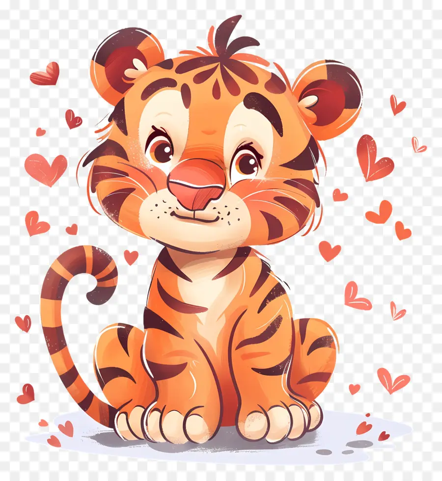 Tigre，Cartoon Tiger PNG