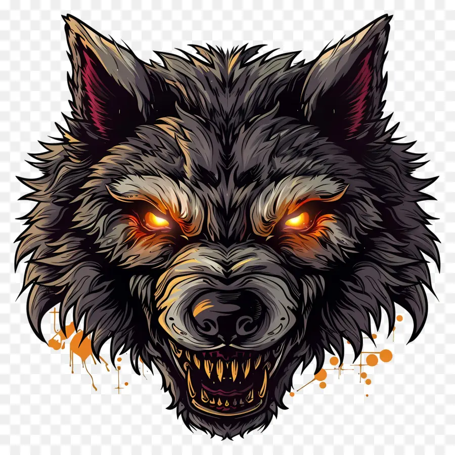 Cabeza De Hombre Lobo，Lobo PNG