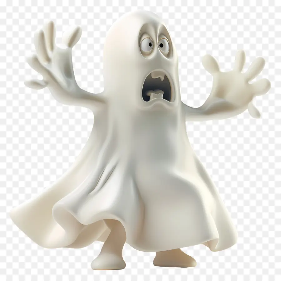 3d Fantasma Asustado，Fantasma PNG