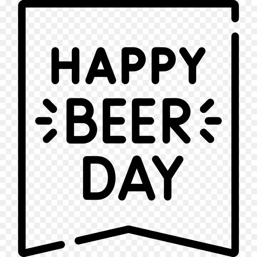 La Cerveza Del Día，Black Background PNG