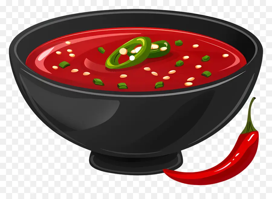 Salsa De Chili Dulce，Sopa Picante PNG