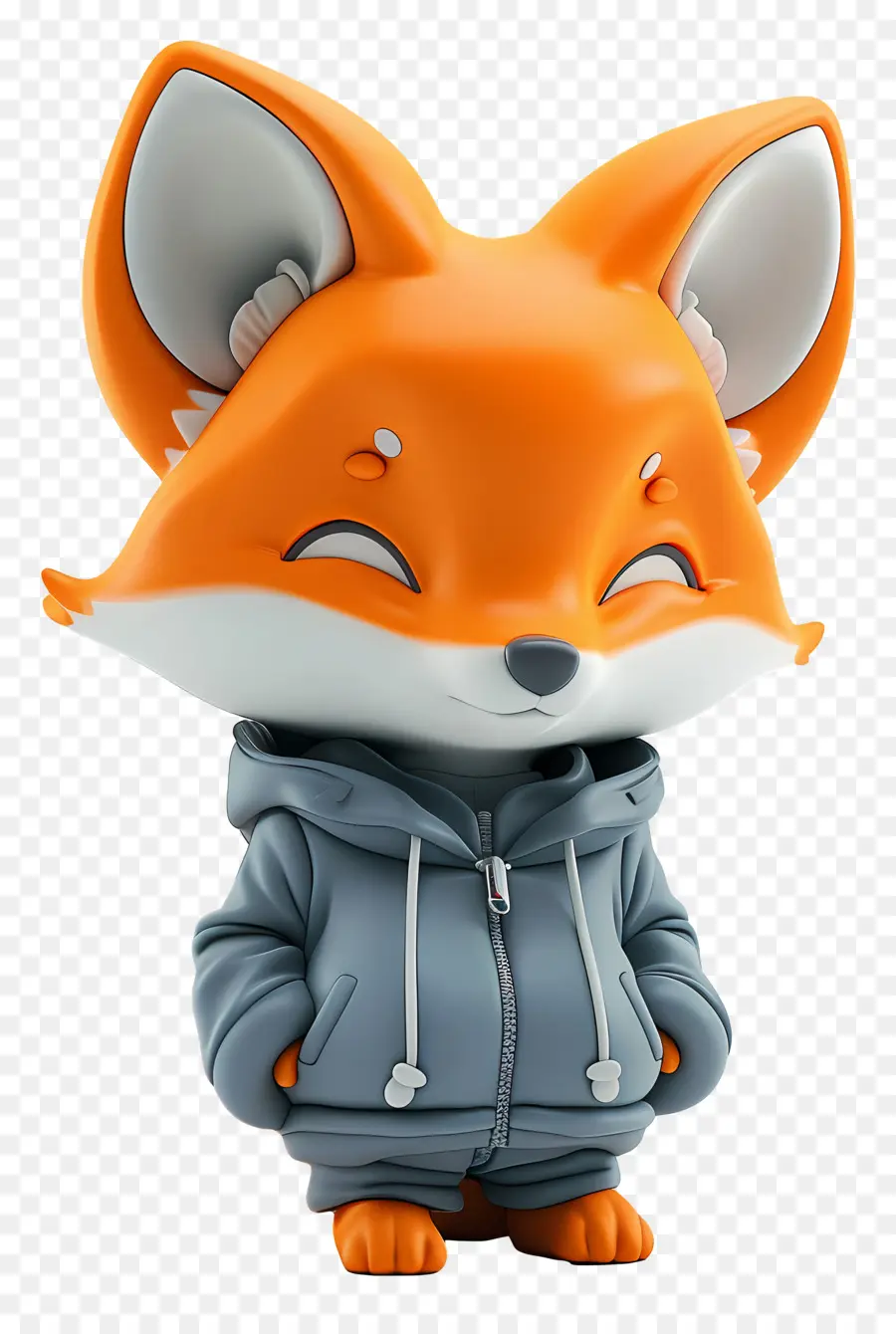 Little Fox 3d，De Dibujos Animados De Fox PNG