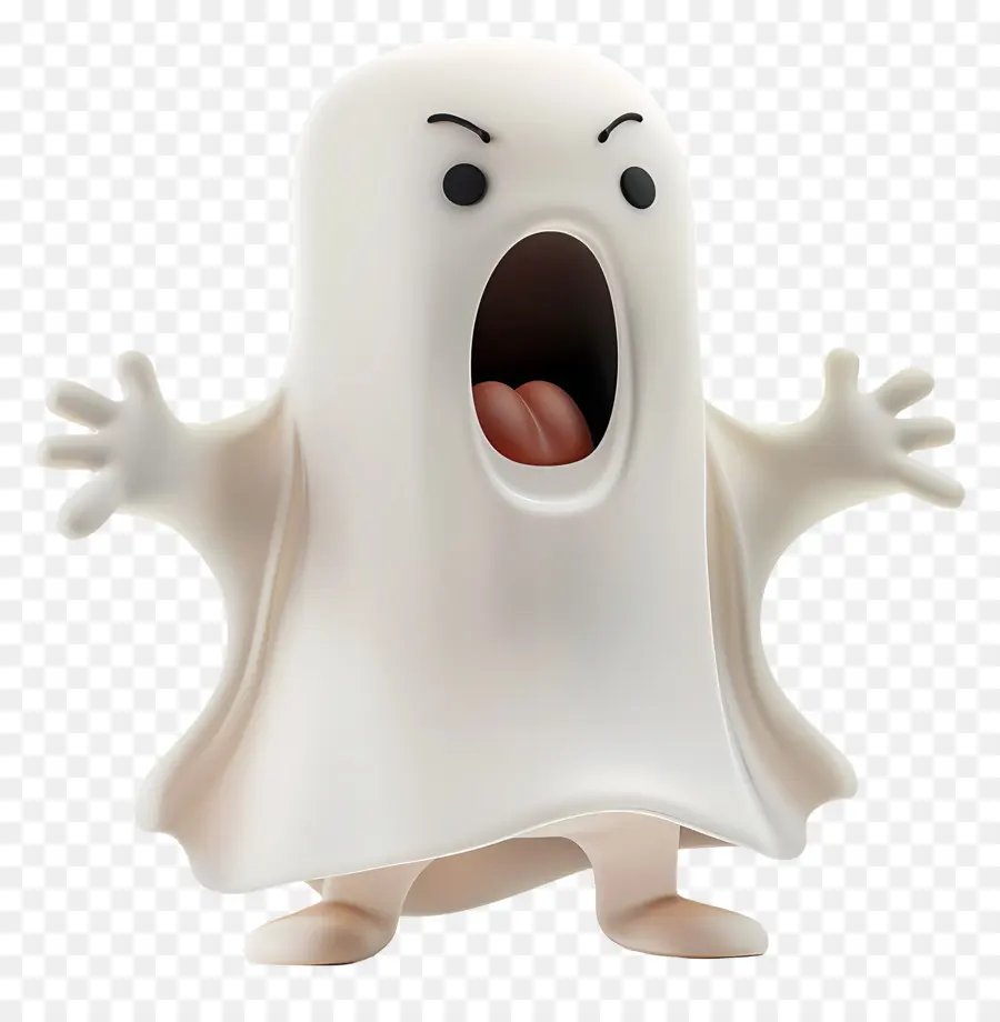 3d Fantasma Asustado，Fantasma PNG