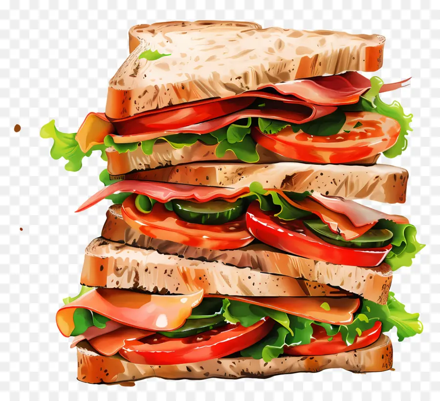 Bocadillos，Sandwich PNG