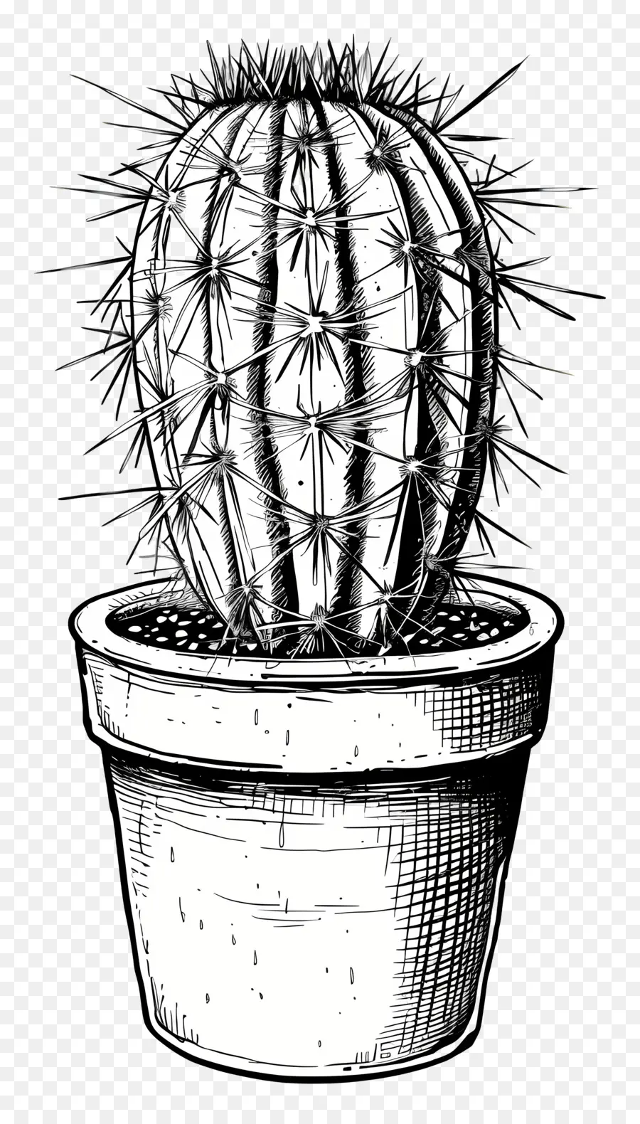 Cactus En Maceta，Cactus PNG