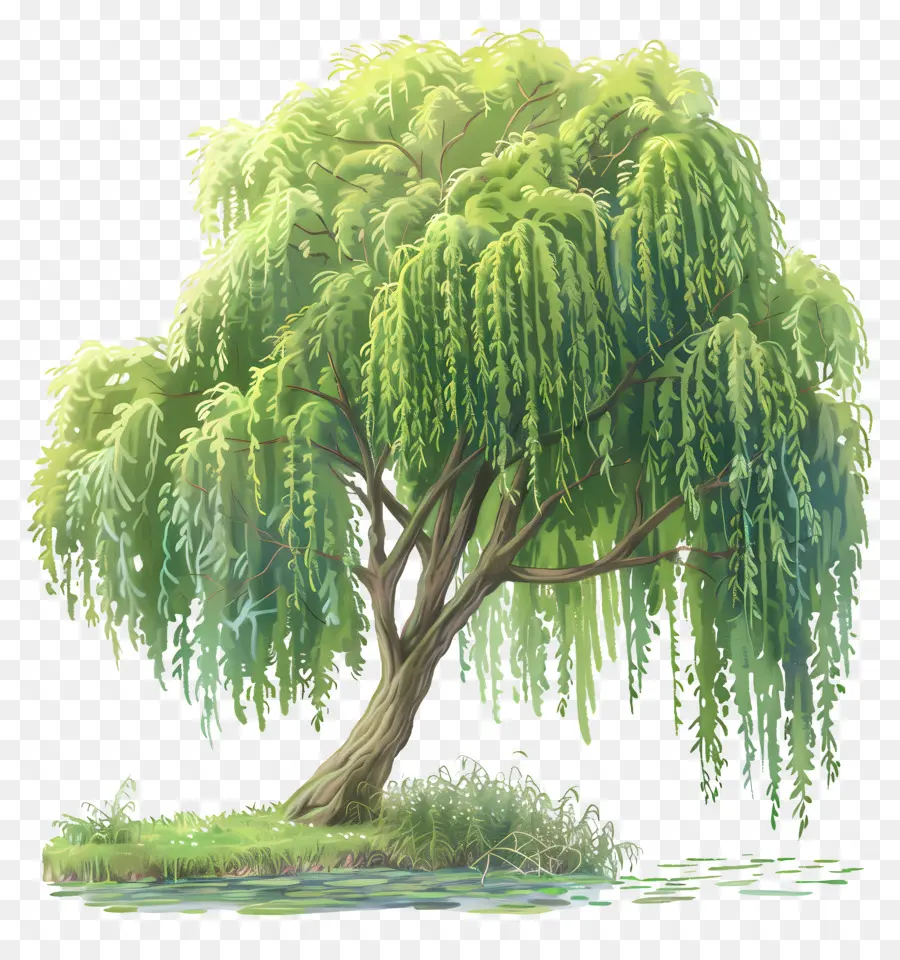 árbol De Sauce，Naturaleza PNG