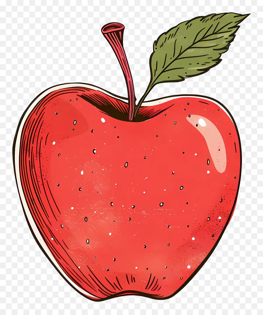 Dibujos Animados De Apple，Manzana Roja PNG