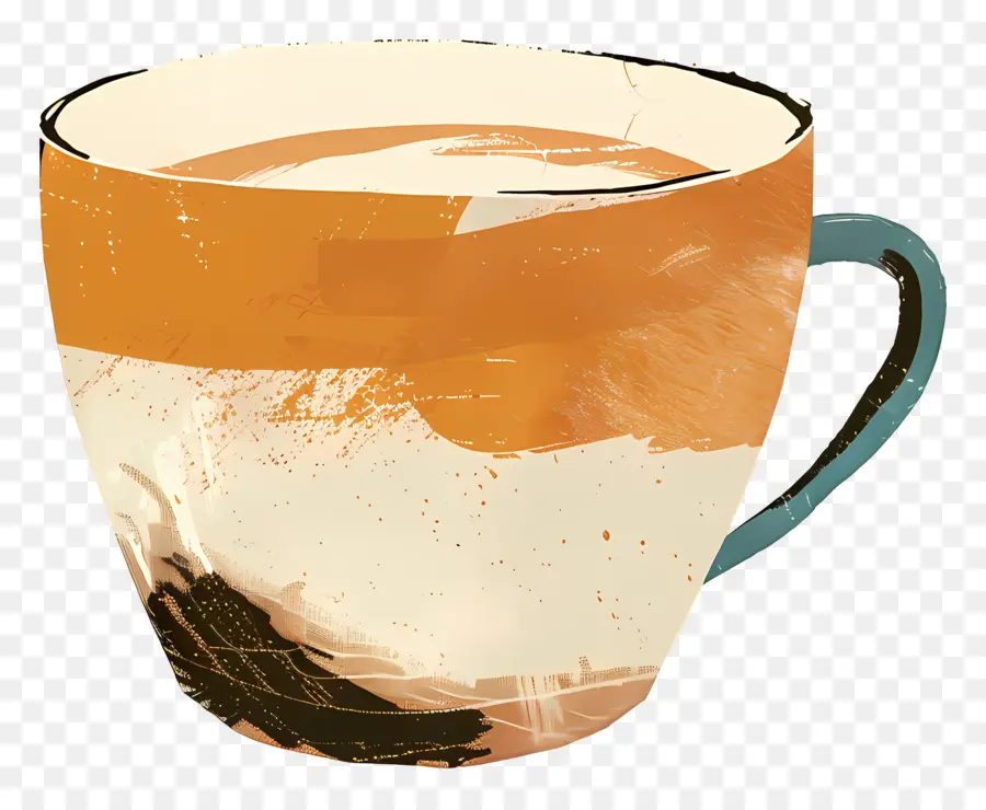 Taza De Café，Diseño Abstracto PNG