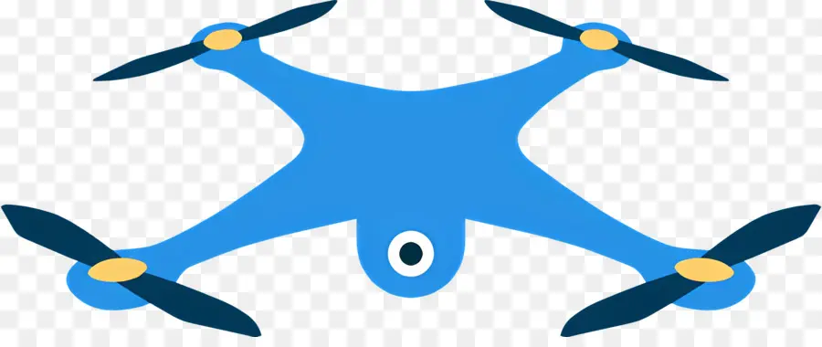 Drone，Dron Azul PNG