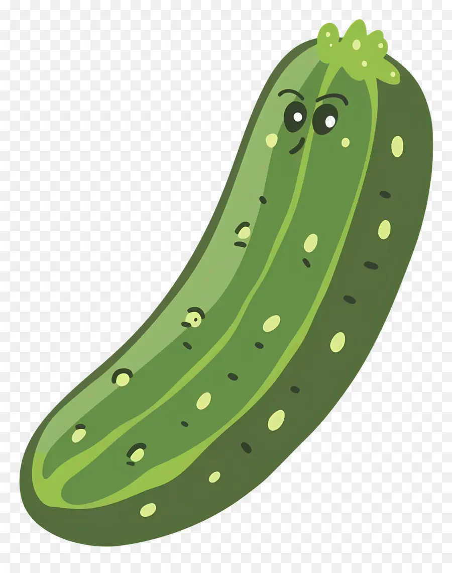 Pepino Verde，Dibujos Animados De Pepino PNG