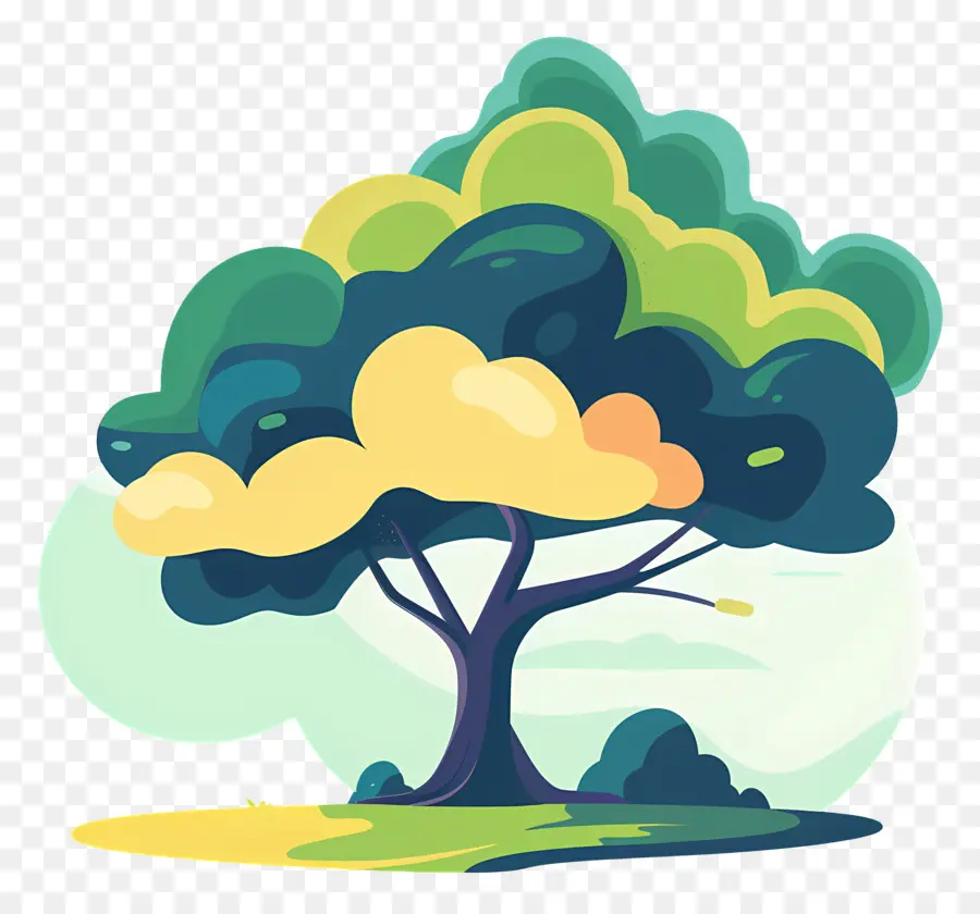 árbol Cubierto De Musgo，Árbol PNG