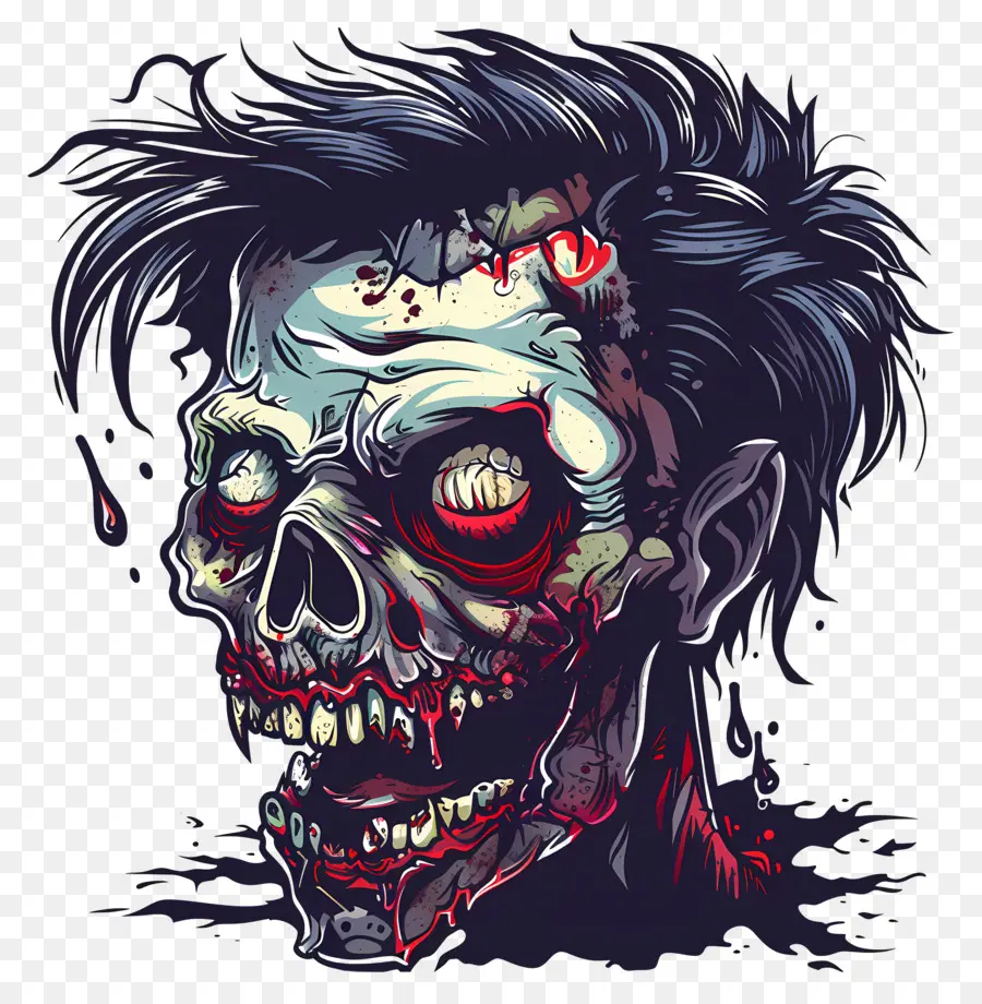 Cabeza De Zombi，Zombie PNG