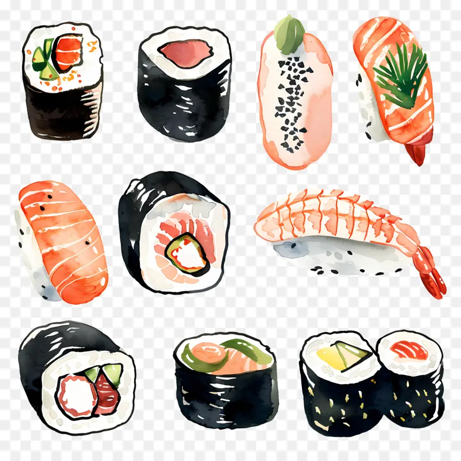 Sushi，Salmón PNG