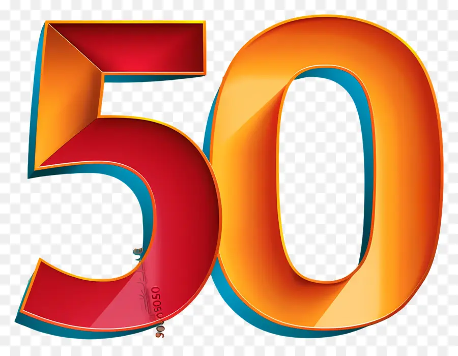 Número 50，Número Cincuenta PNG