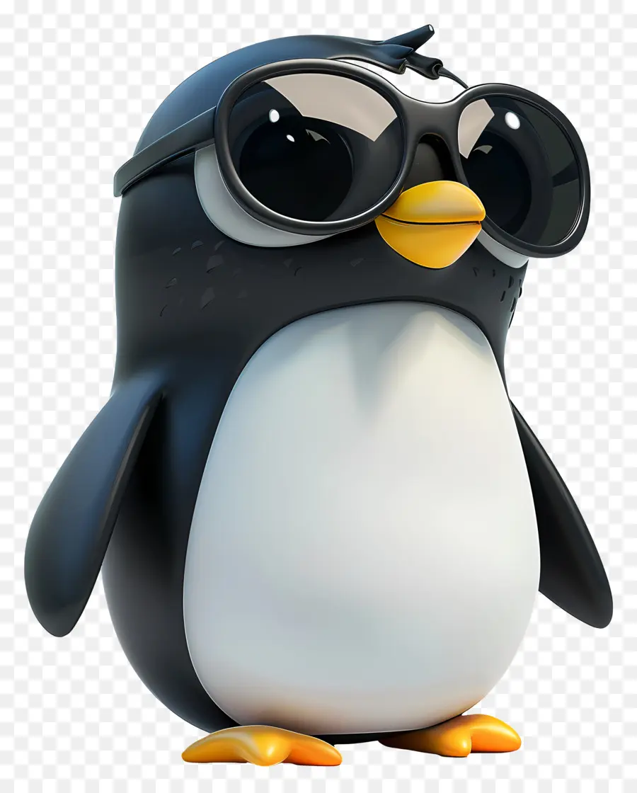 Little Penguin 3d，Pingüino PNG